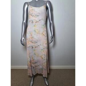 Seller You Monday Slip sexy Dress Womens L Floral Empire Waist Ribbon Bow Fairy